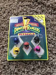 1993 Mighty Morphin Power Rangers Rings. Vintage | eBay
