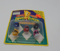Saban's Power Rangers Ring Set Vintage 90s Complete MMPR Original Packaging | eBay Australia