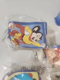 Vintage 1980s Mighty Mouse Toys Wendy's Kids Meal ...
