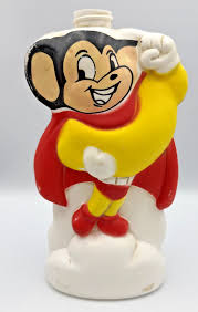 Vintage Mighty Mouse Bubble Bath Empty Bottle | eBay