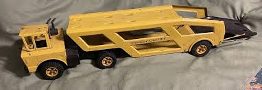vintage 1970s “MIGHTY TONKA CAR CARRIER” full size PRESSED ...