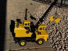 Pressed Steel Crane Vintage Manufacture Diecast Construction Equipment | eBay