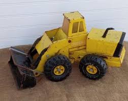 Vintage Tonka Yellow Metal Loader - Toy Truck - Etsy