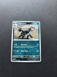 2024 Pokémon Temporal Forces - Mightyena No. 106/162 | eBay