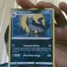 Other | Mightyena Pokemon Card | Poshmark