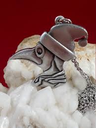Plague Doctor Santa Necklace - Etsy