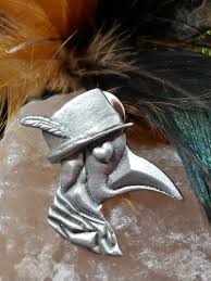 Plague Doctor of Love (Classic Romance) Pin - Sheldon Pewter