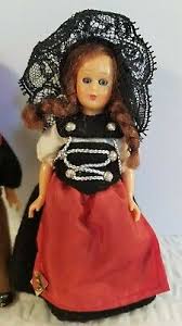 Lot Four (4) Vintage 5" World Collector Mini Dolls Eyes Open ...