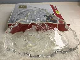 Mikasa Crystal Christmas Candy Dish 7-3/4 inches - Angel ...