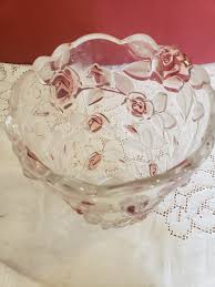 Mikasa Germany Bella Rosa Vase Glass roses | eBay