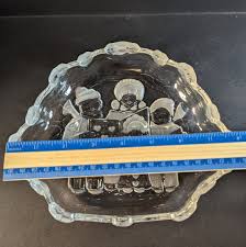 Vintage Mikasa Creations Crystal Singing Carolers Candy Dish ...