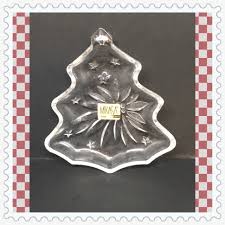 Candy Dish MIKASA Christmas Tree Shaped Vintage Embossed ...