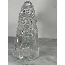 Lead Crystal Santa Claus Figure Candle Hold Father Christmas ...