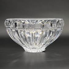 Mikasa Austrian Cut Crystal Bowl With Gold Tone Stand (original Box) - Etsy