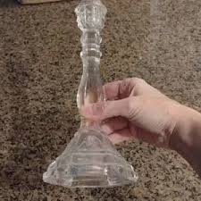 Tiffany & Co. | Accents | Three Matching Tiffany Classic Crystal Candlesticks 925 High Nwt 2 Used 1x | Poshmark