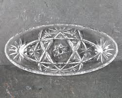 Anchor Hocking Clear Boat Glass Dish | Candy/Relish Oblong ...