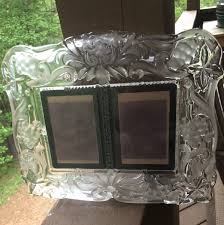 Mikasa Vintage Memories Duet Floral Glass Frame 3"x 5 ...