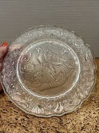 IMPERIAL SATIN GLASS THE SECOND DAY OF CHRISTMAS PLATE 2 TURTLE DOVES BOXED | eBay