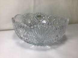 PP16 Vintage Clear Mikasa 9 Inch Beautiful Crystal Bowl For ...