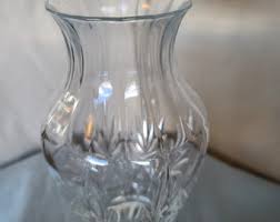 VINTAGE CUT CRYSTAL Beveled Vase Crystal Glass Vase Home Decor Vintage Cut Crystal Flower Vase Pleated Top Vase Collectable Glass Decorative - Etsy