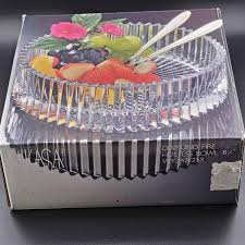 Bowl Mikasa Diamond Fire Bowl Vintage Mikasa Crystal Hostess Bowl Clear Glass Serving Bowl With Diamond Cut Mid Century Modern Glass Bowl - Etsy