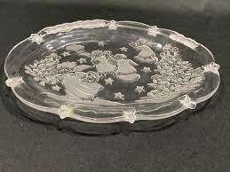 Mikasa Christmas Holiday Angels Petit Four Platter ...