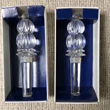 Mikasa | Dining | Set Of 2 Mikasa Austria Crystal Bottle Stoppers | Poshmark