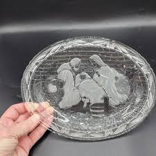 Mikasa Crystal Glass Holy Family Nativity Christmas Small ...