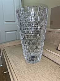 New in the Box Mikasa Palazzo Crystal Vase 9”; Beautiful Art ...