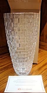 Mikasa Palazzo 11.6" tall D 6", Crystal Glass Vase New In ...