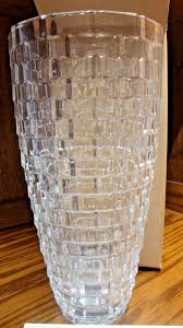 Mikasa Palazzo 11.6" tall D 6", Crystal Glass Vase New In ...