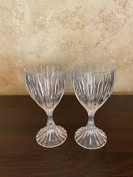 Mikasa Park Lane Crystal Wine Glasses- Set of Two - Etsy