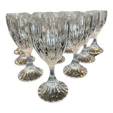 Mikasa Park Lane Crystal Wine Glasses - Set of 10 | Chairish