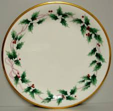 Mikasa RIBBON HOLLY Dinner Plates SOLD IN SET OF THREE New ...