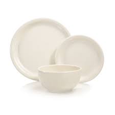 3-Piece Bistro Coupe Place Setting (Linen) | Fiesta ...