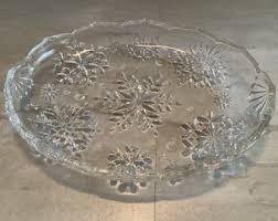 Vintage Mikasa Germany Snowflake Wy960 Pattern Clear and ...