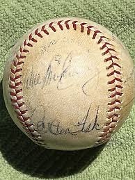 Waite Hoyt Signed Baseball JSA LOA | eBay