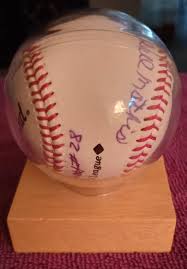 Negro League Autographed Baseball Eugene Williams, Verdell ...