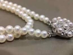 elegant south sea natural 7-8mm white pearl necklace 925s | eBay