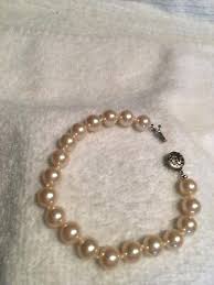 Beautiful Vintage Faux Pearl Bracelet | eBay