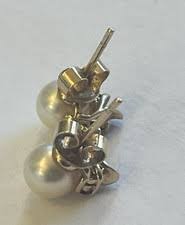 Estate Pearl Fine Earrings for sale | eBay