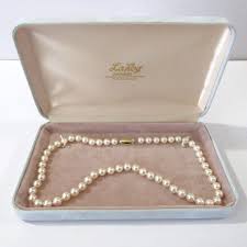 Pearl Necklace Champagne Pink Elegant Classic 7mm 14 K Clasp ...
