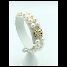 14K Pearl Bracelet. For Sale at Ruby Lane
