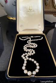 14K ANTIQUE OTSUKI GENUINE SALTWATER JAPANESE AKOYA GENUINE ...