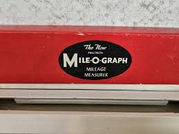VINTAGE Mile-O-Graph Mileage Measuring Tool, Original Box & Instructions | eBay
