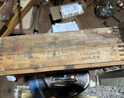 Antique 19th Century Remington Arms Co 22 Short Hi Speed Kleanbore Wooden Ammunition Crate Finger Joint Corners - Etsy Denmark