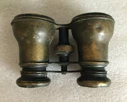 Vtg Antique BINOCULARS Field Glasses • VERDI FABT PARIS ...