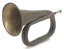 Lot - ANTIQUE ANTON BETZENHAMMER BARTH BRASS BUGLE HORN