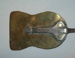 Old Antique Vtg 19th C 1800s Beautiful Wrought Iron Brass ...