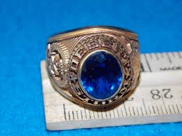 VINTAGE- DESERT STORM MEN'S BLUE STONE RING SIZE 11.25 - NOS ...